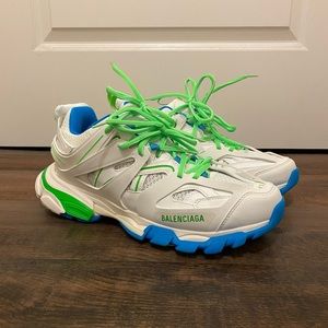 Balenciaga White Track Shoes sz 10
